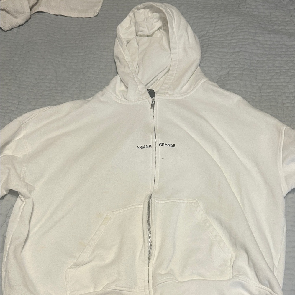 White Ariana Grande Hoodie